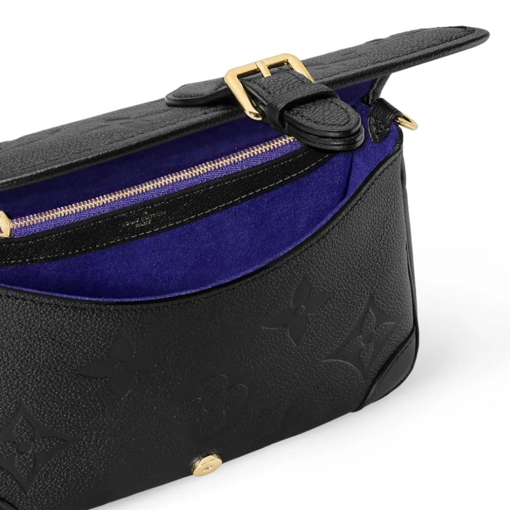 Louis Vuitton Black Empreinte Leather Diane NM Bag